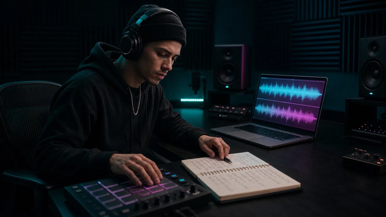 Start a rap lyric draft from a focused song idea